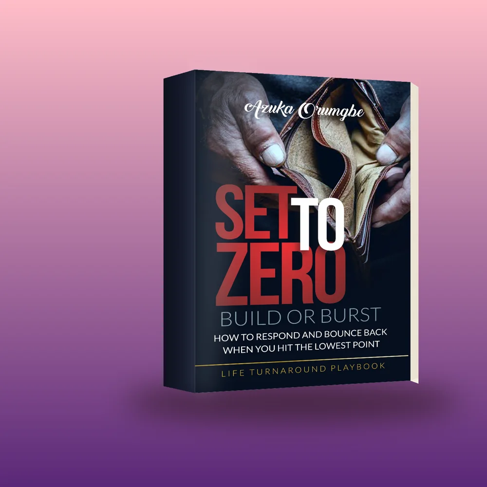 Set to Zero: Build or Burst book mockup